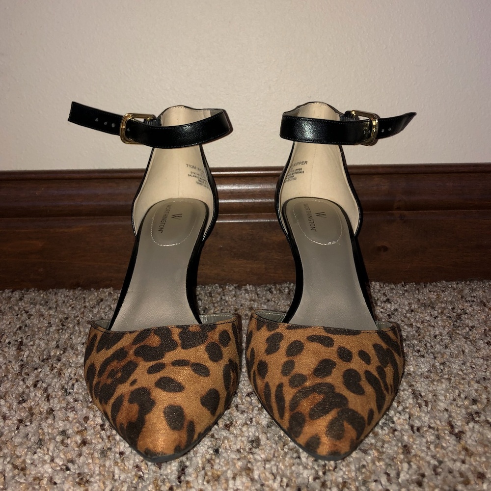 ✨Worthington Kipper Pointed Toe Leopard Pumps - Picture 2 of 4